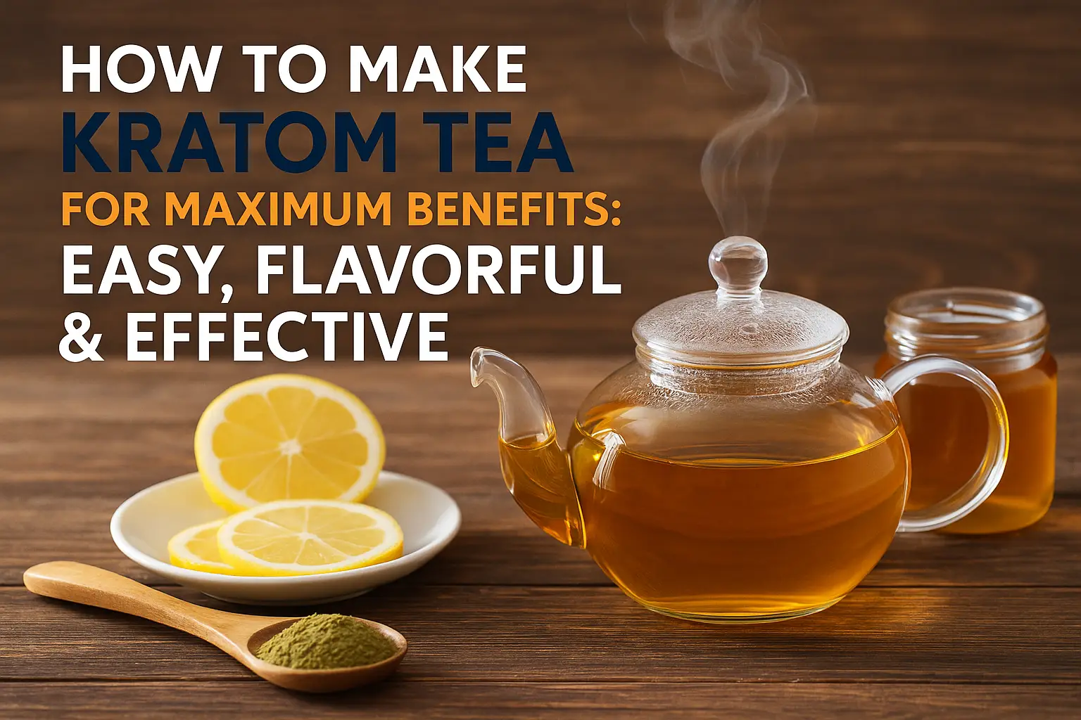 How to Make Kratom Tea for Maximum Benefits: Easy, Flavorful & Effective