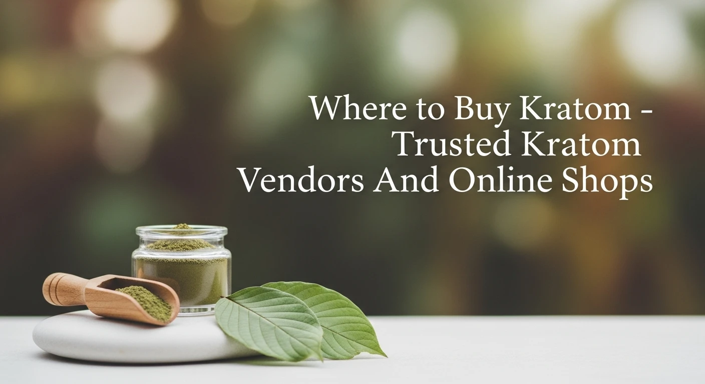 Where to Buy Kratom – Trusted Kratom Vendors And Online Shops