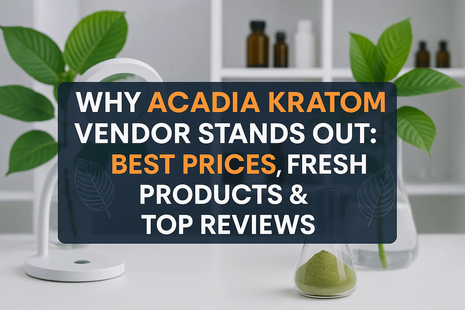 Why Acadia Kratom Vendor Stands Out: Best Prices, Fresh Products & Top Reviews