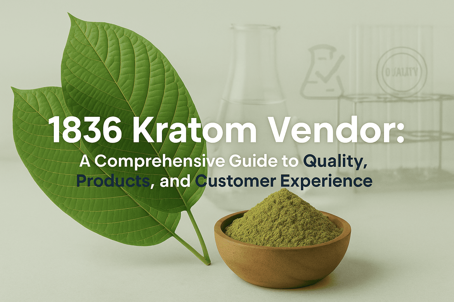 1836 Kratom Vendor: Quality Products And Customer Experience