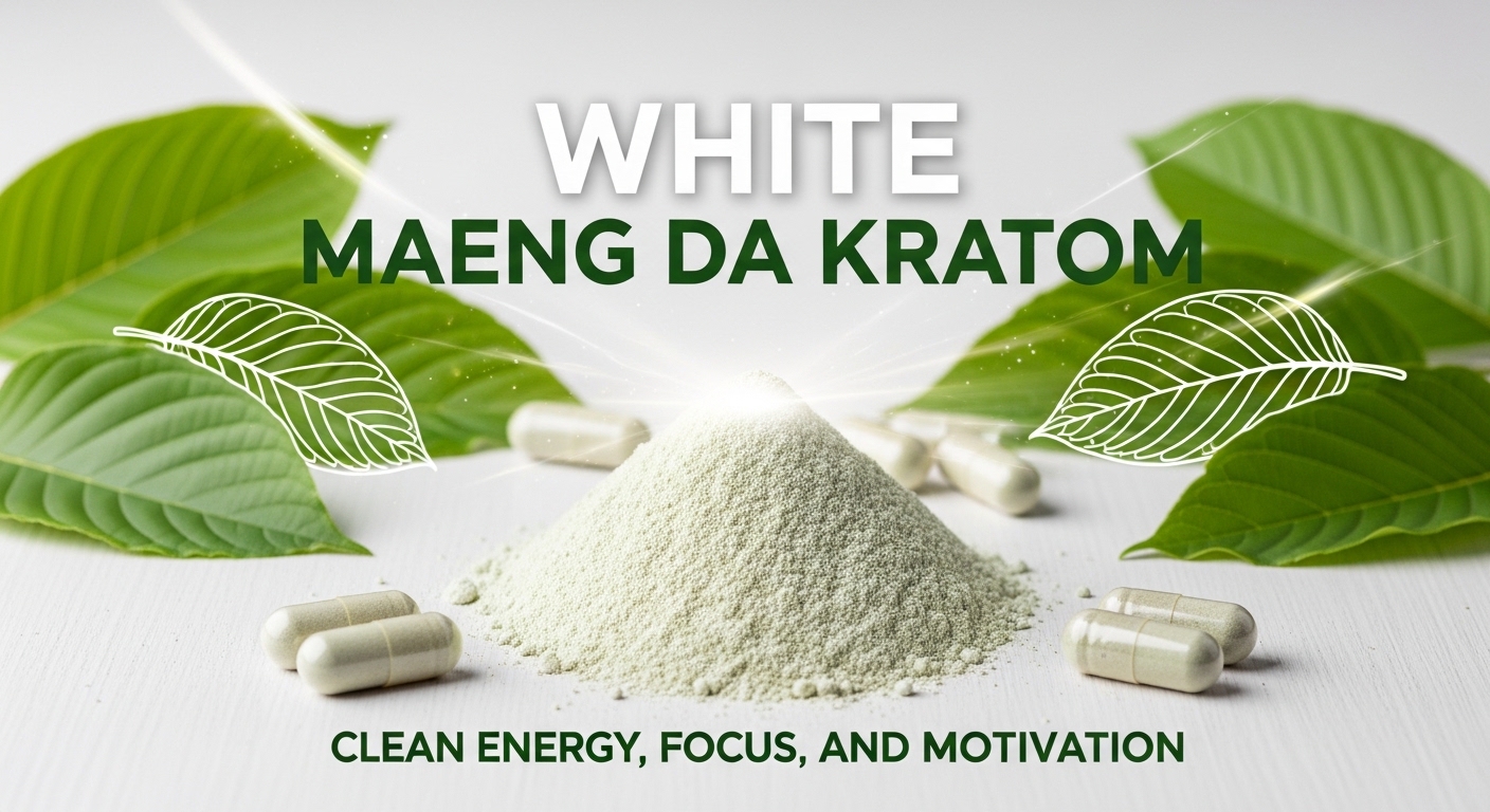 White Maeng Da Kratom: Clean Energy, Focus, And Motivation