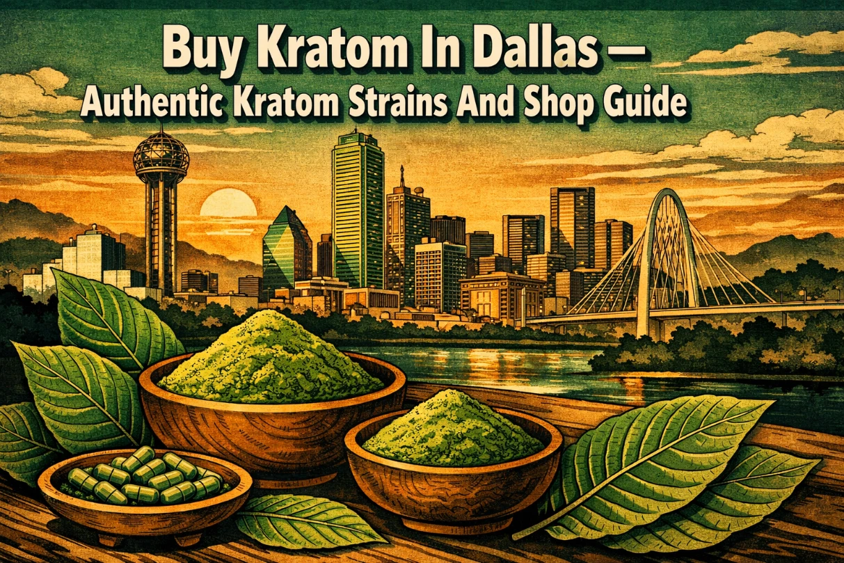 Buy Kratom In Dallas – Authentic Kratom Strains And Shop Guide