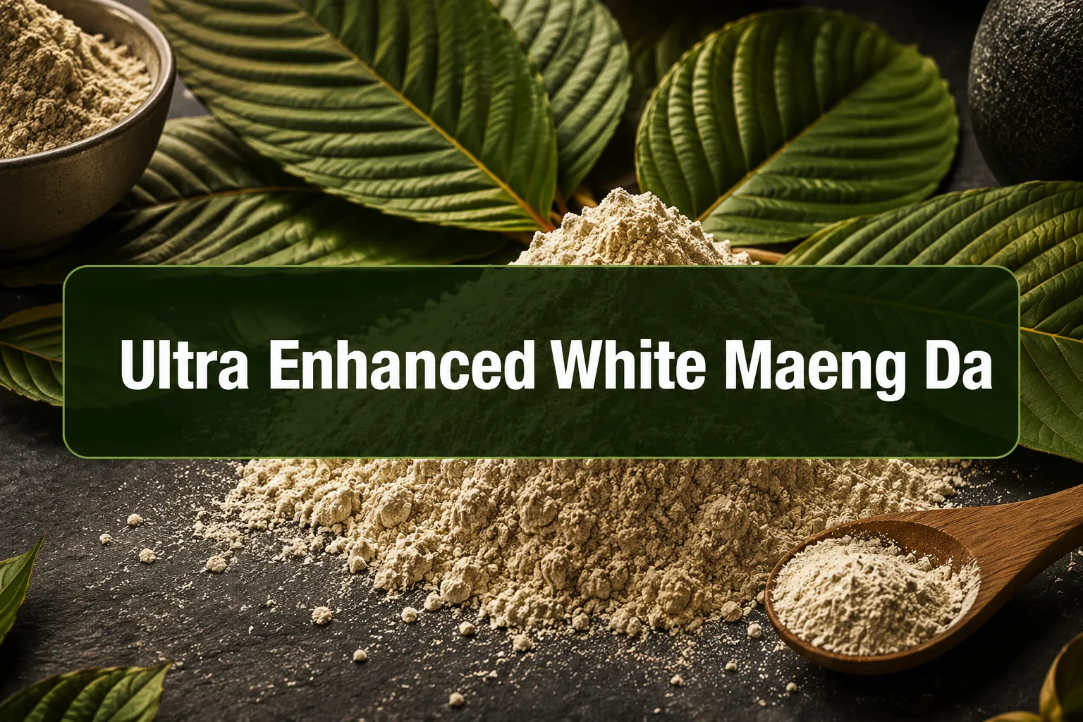 Ultra Enhanced White Maeng Da Kratom Intense Focus, Lasting Energy And Strength