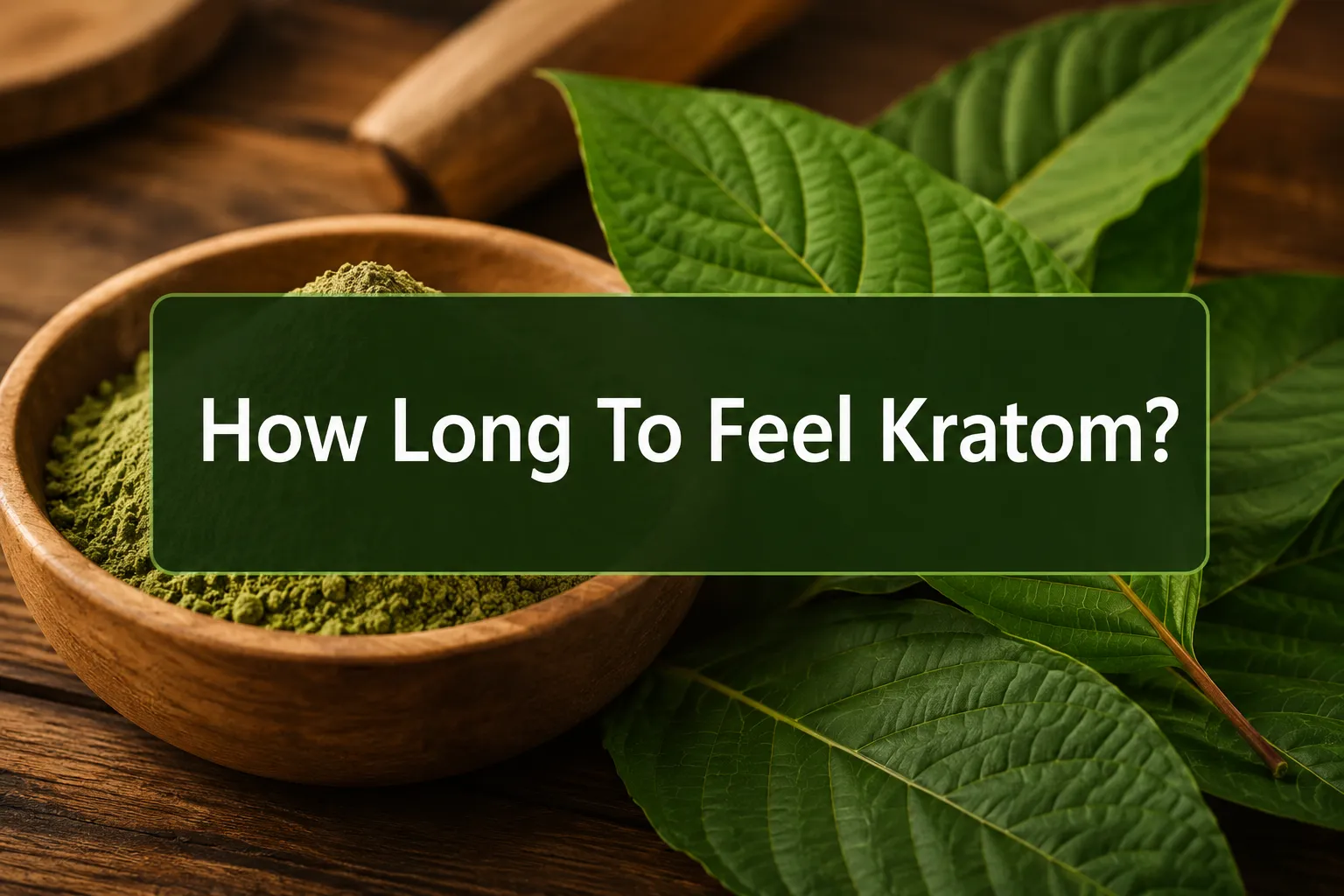 How Long Does It Take To Feel Kratom? Onset Time, Absorption And Effects