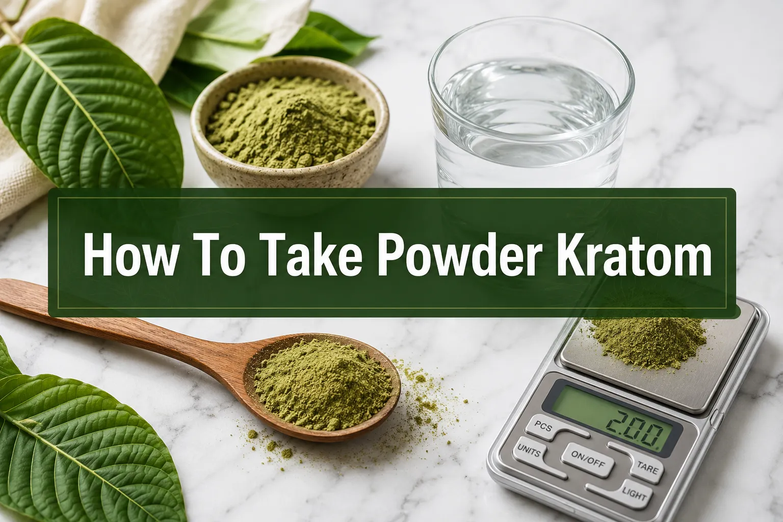 How To Take Powder Kratom? Easy Mixing, Serving Tips And Best Methods