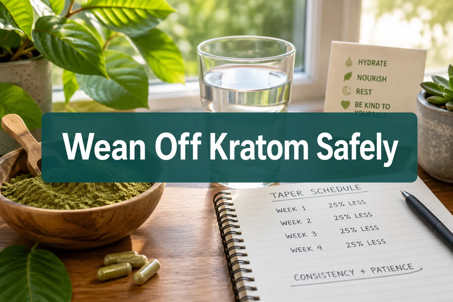 How To Ween Off Kratom Safely? Taper Schedule, Withdrawal And Recovery