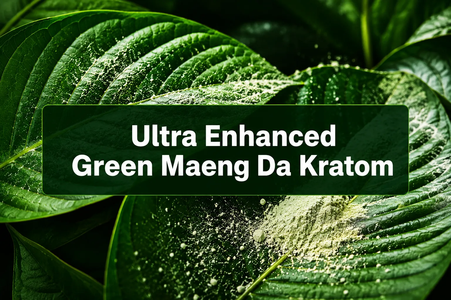 Ultra Enhanced Green Maeng Da Kratom Clean Energy And Potency