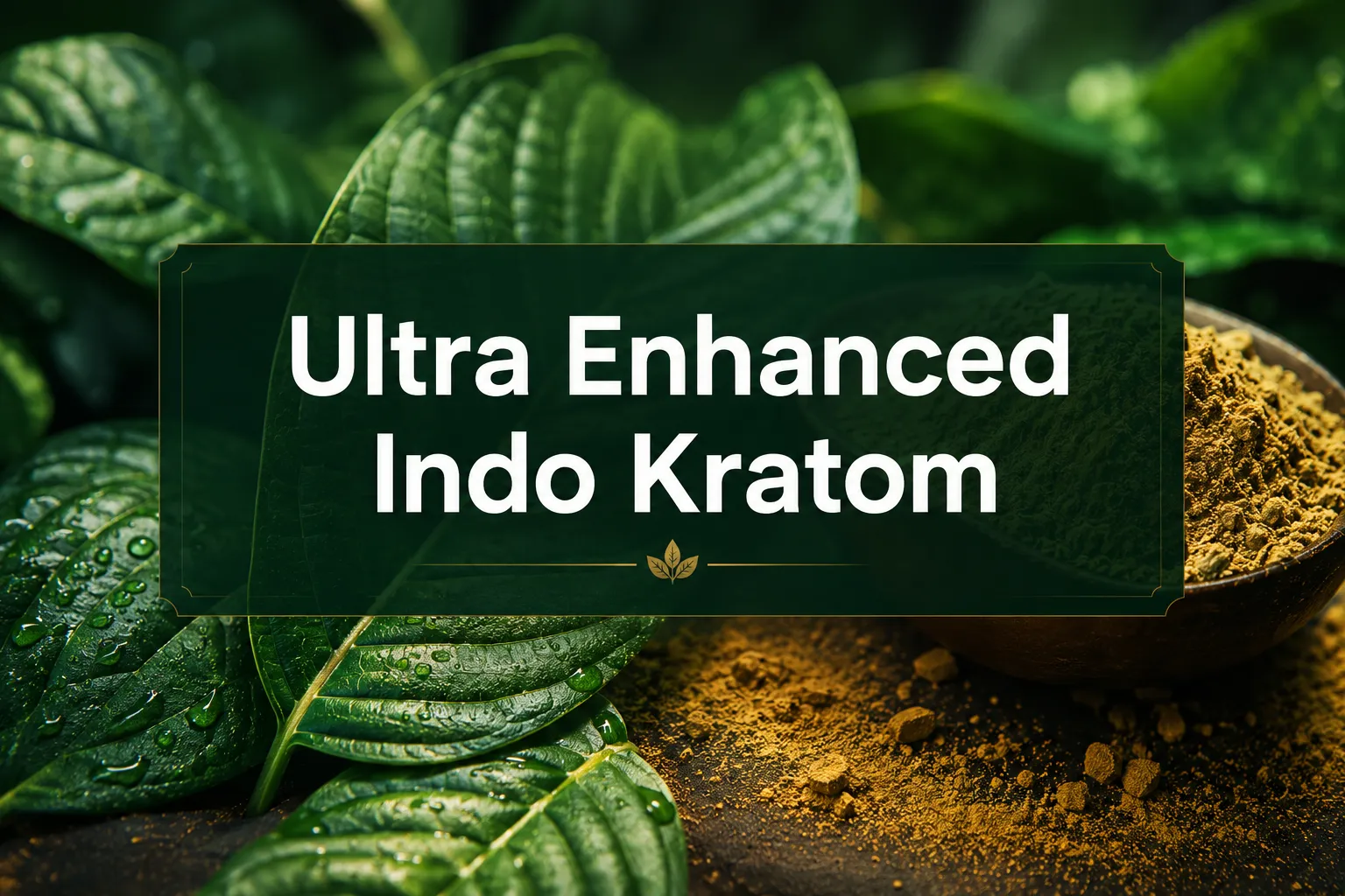 Ultra Enhanced Indo Kratom High Potency, Rich Alkaloids And Balanced Effects