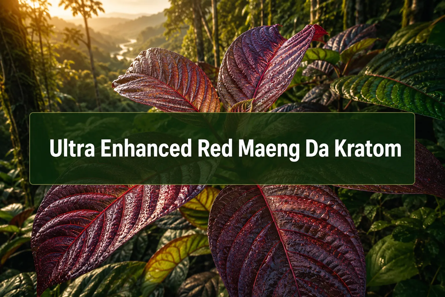 Ultra Enhanced Red Maeng Da Kratom Powerful Effects, Herbal Strength And Balance