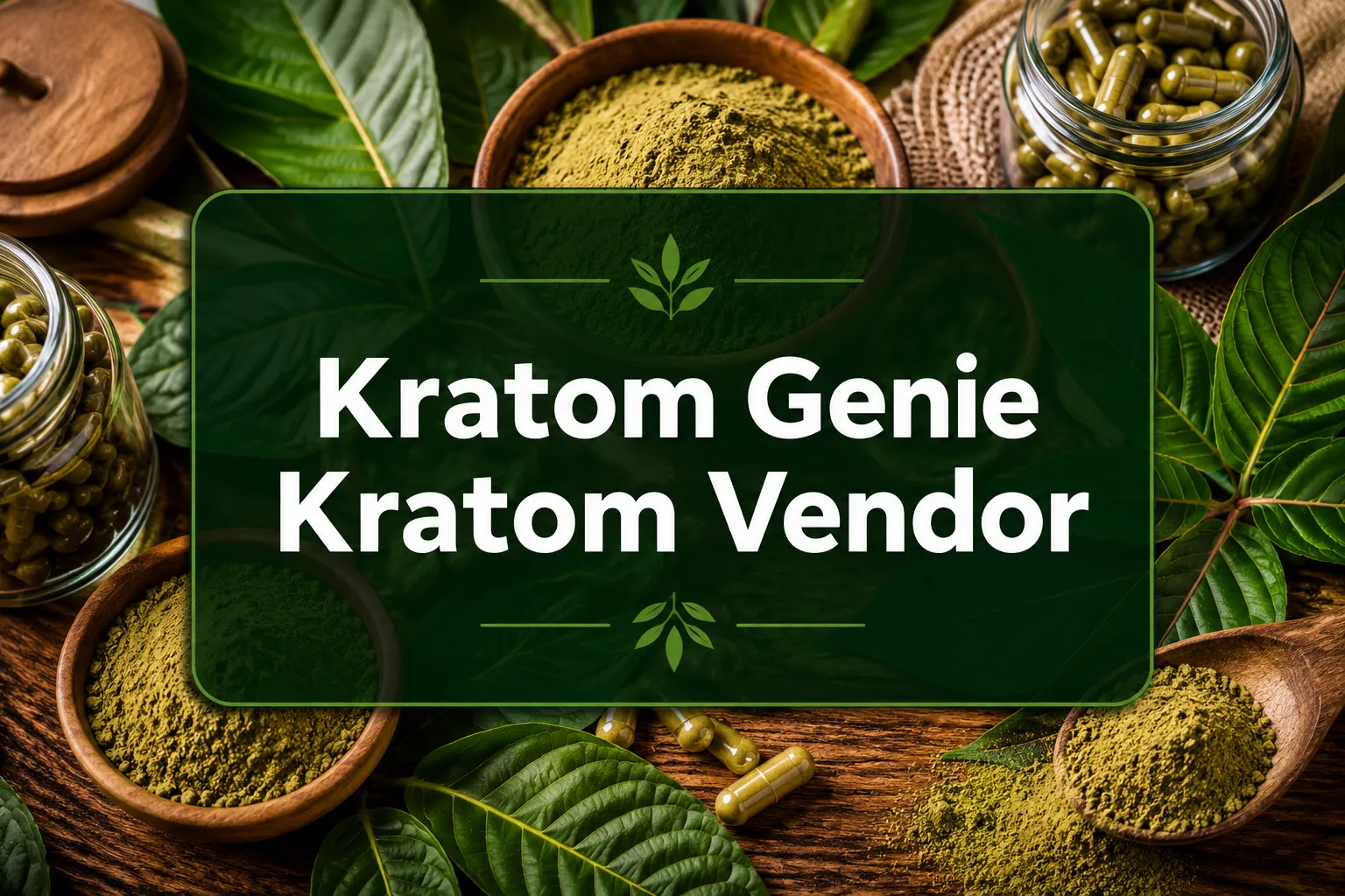 Kratom Genie Kratom Vendor: Lab Tested Strain & Quality Products