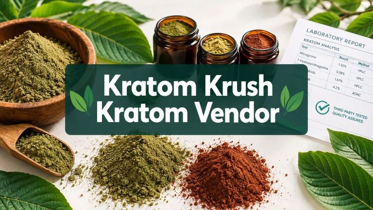 Kratom Krush Kratom Vendor: Lab Data, Strains, and Verified Reviews