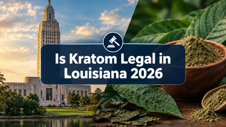 Is Kratom Legal in Louisiana 2026? State Ban Laws and Possession Rules