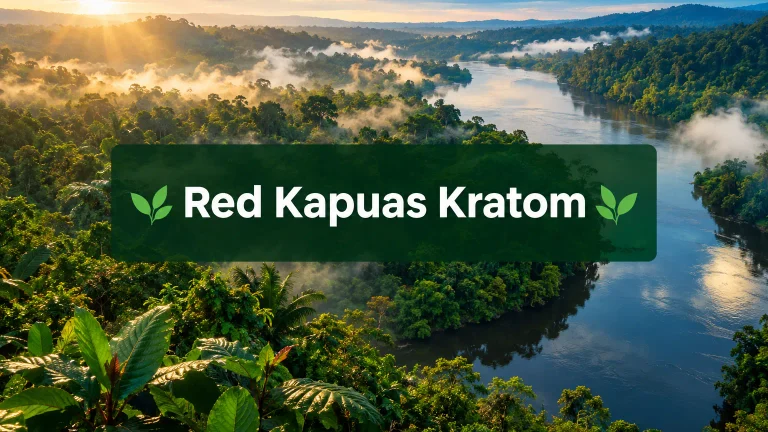Red Kapuas Kratom: Alkaloid Profile, Effects, and Dosage Guide