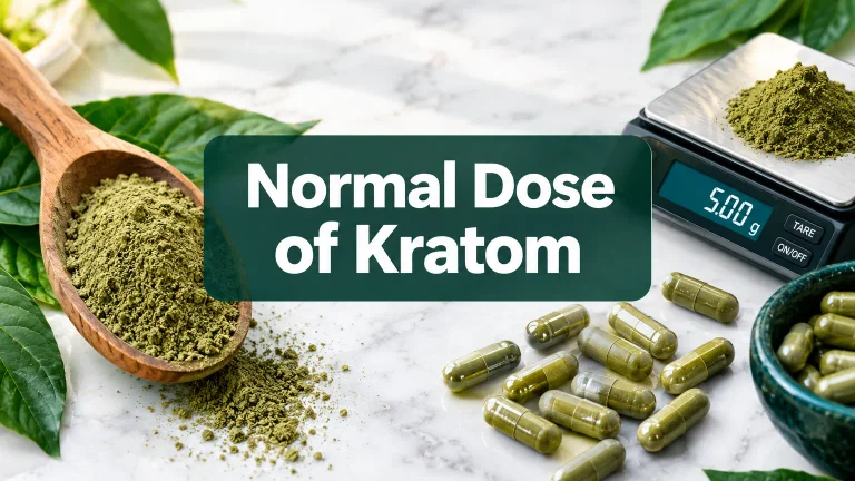 What Is a Normal Dose of Kratom: Safe Ranges, Tolerance, and Dosage Guide